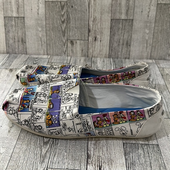 Bobs Skechers memory foam women’s Garfield comic strip shoes size 10 - Picture 4 of 8